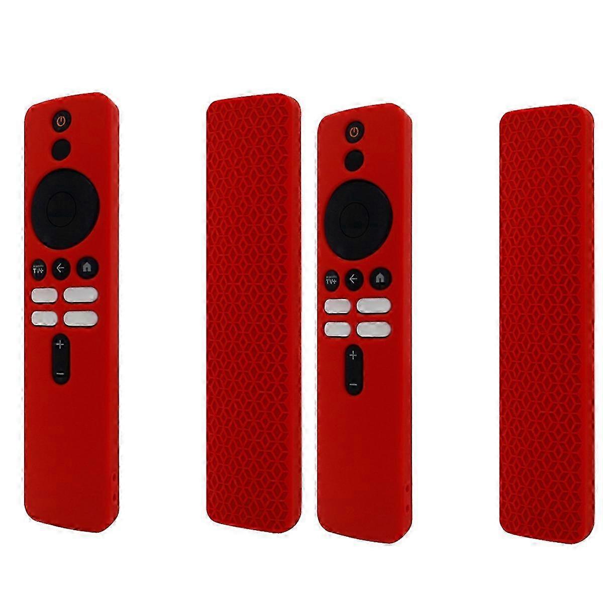 Processed Title for TV Box 4K 2nd Gen Remote Control Silicone Protective Case Red