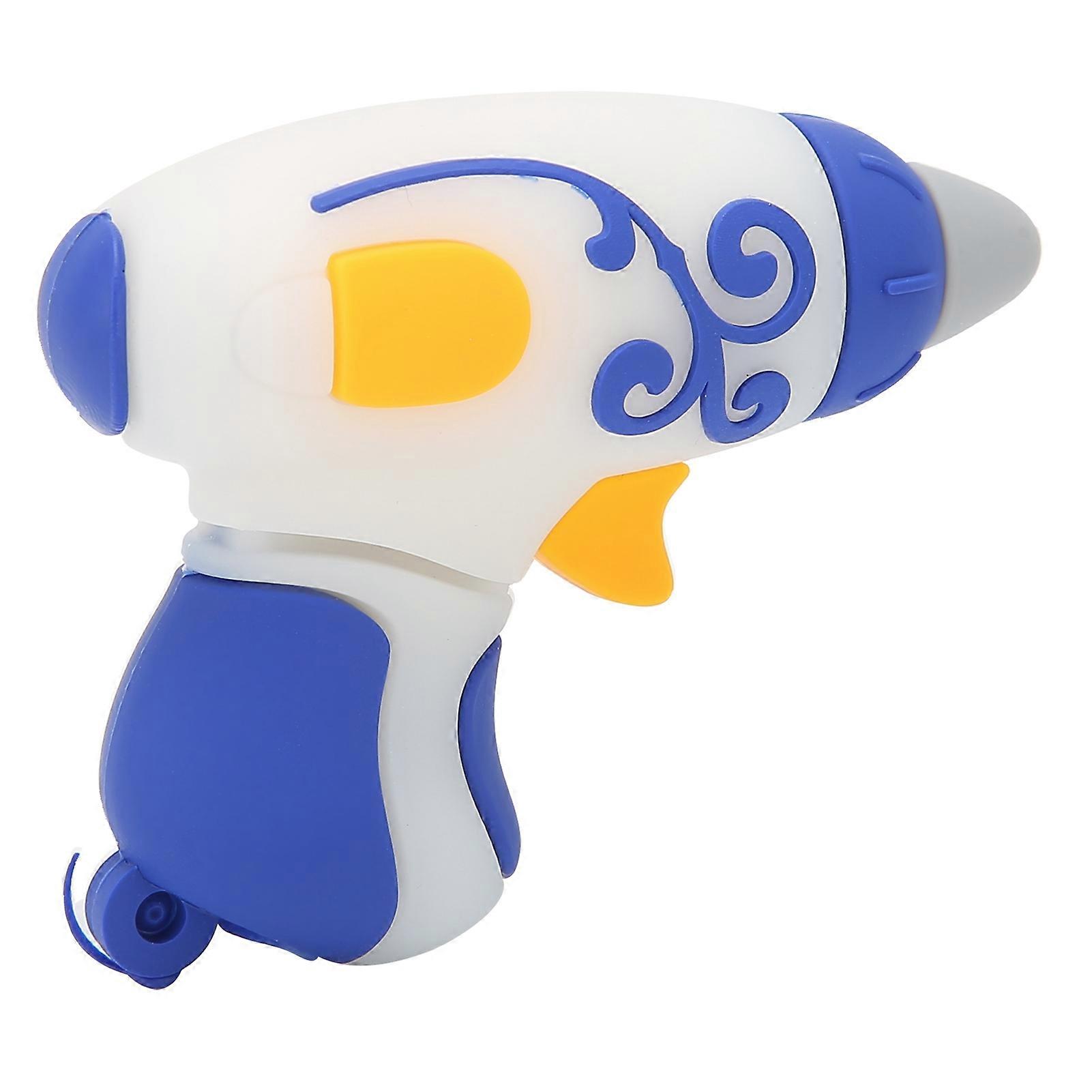 64GB Blue 3D Cartoon Pistol USB Flash Drive for Data Storage