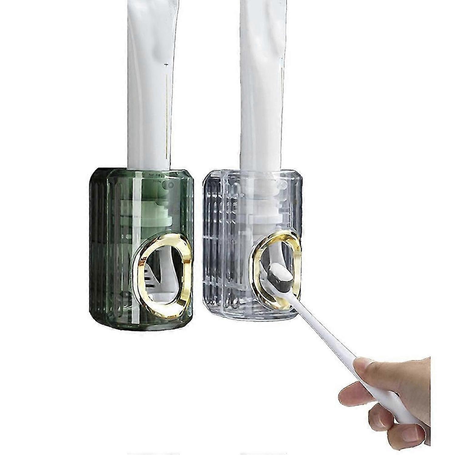 Light Luxury Toothpaste Squeezer, Accurate Automatic Toothpaste Squeezing Tool, Wall-Mounted Toothbrush Holder