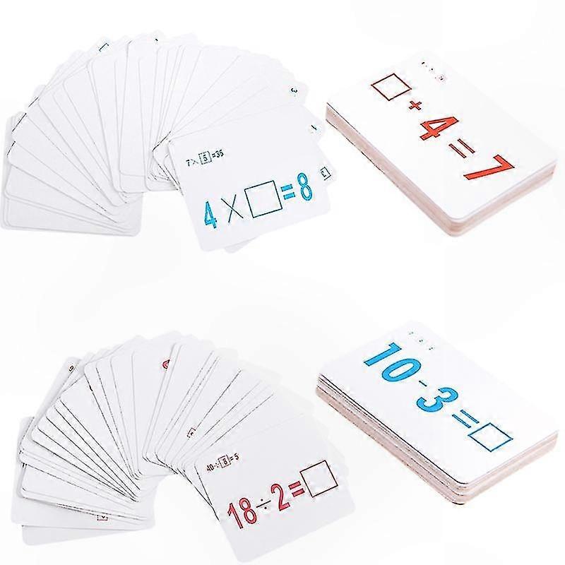 108 Count Arithmetic Number Cards