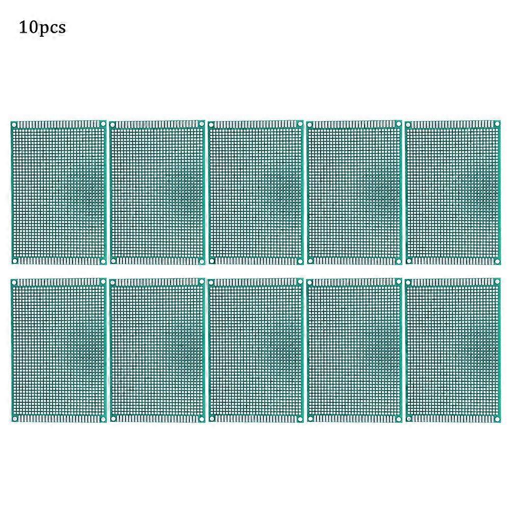 10pcs 8x12cm Double Side Prototype PCB Tinned Breadboard Circuit Board