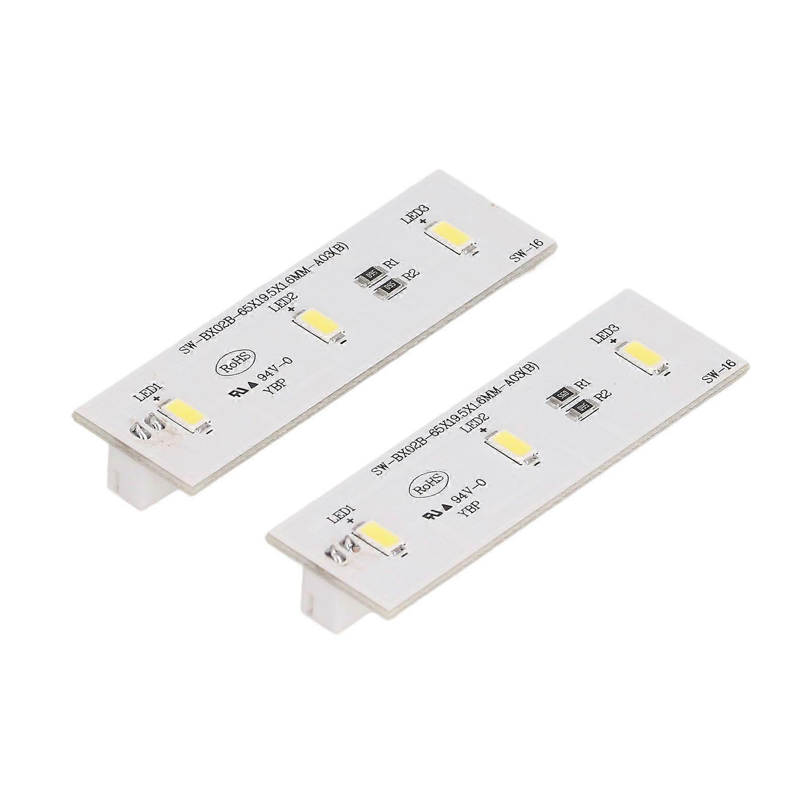 2Pcs Refrigerator LED Light Strip Bar Replacement Freezer Refrigerator Light Strip Bar Repair Part for SW BX02B DC 12V