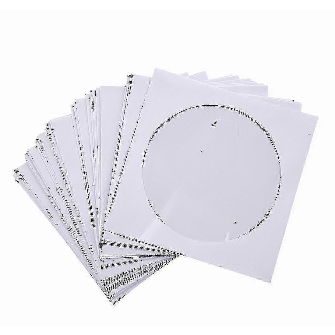 Bolsos para CD DVD de 5 polegadas com envelopes com tampa de aba - Pacote com 50