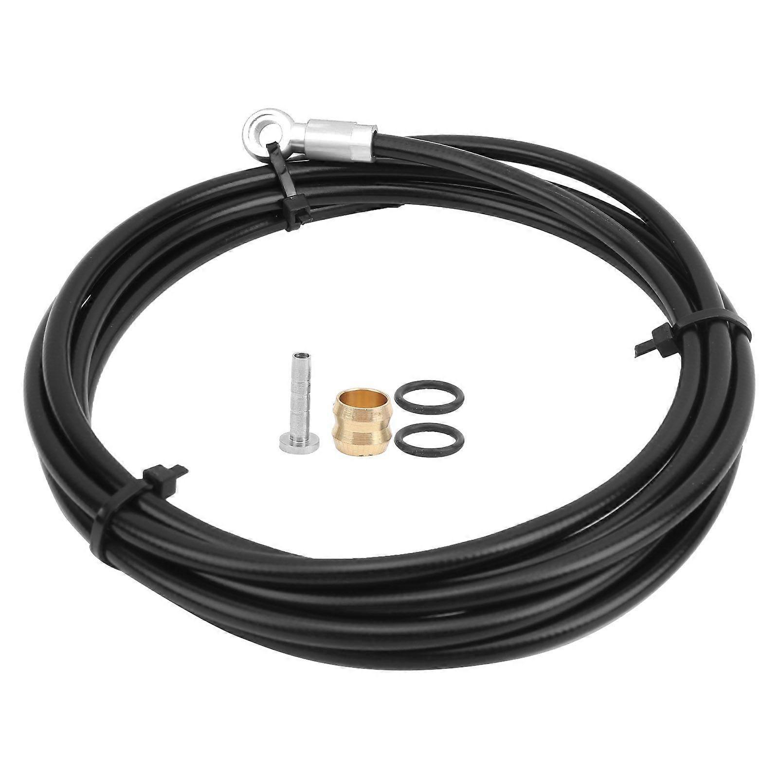 DIY 2M Bicycle Cuttable Hydraulic Disc Brake Tube Hose Cable Kit for SLX/XT/XTR Mountain BikeSilver