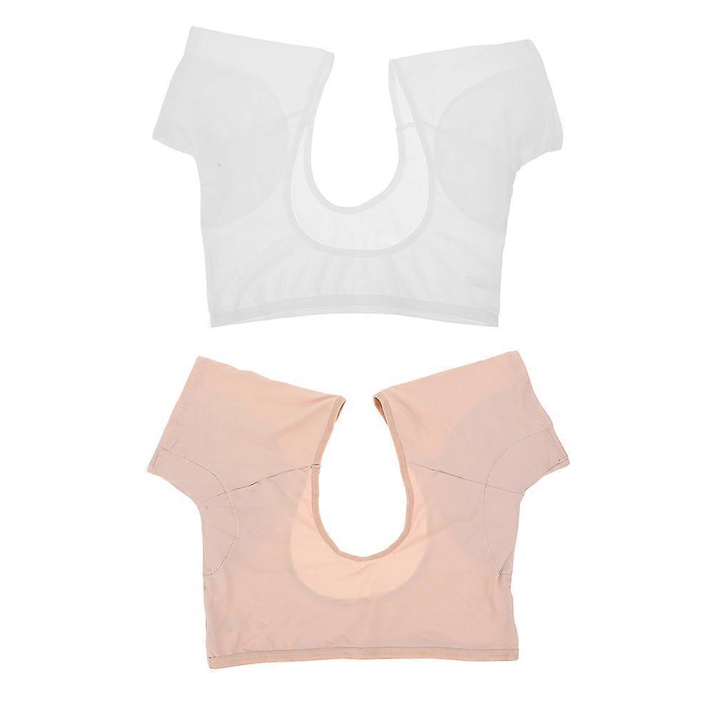 Portable Armpit Vest Comfortable Sweat Guard for Women Wearing 2Pcs Breathable Underarm Accessory