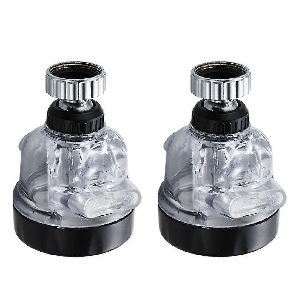 Rotatable Faucet Sprayer Tap Booster for Kitchen Use with 2Pcs Included