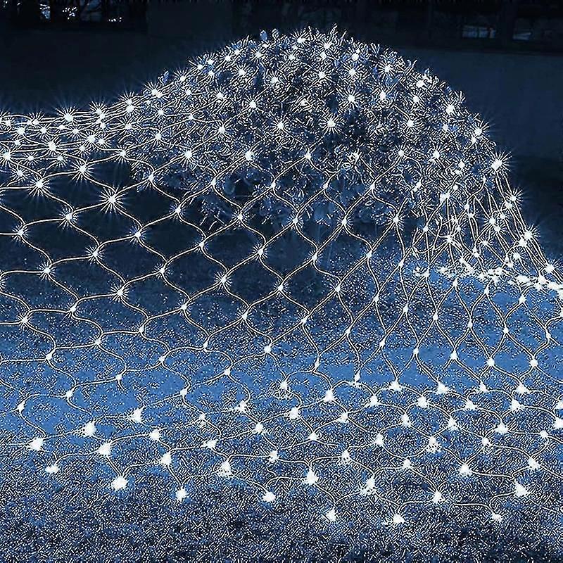 Led Net Mesh Fairy String Lights Outdoor Christmas Lights Garland Lamp Decor For Bushes Garden Party Xmas Tree Holiday Lighting