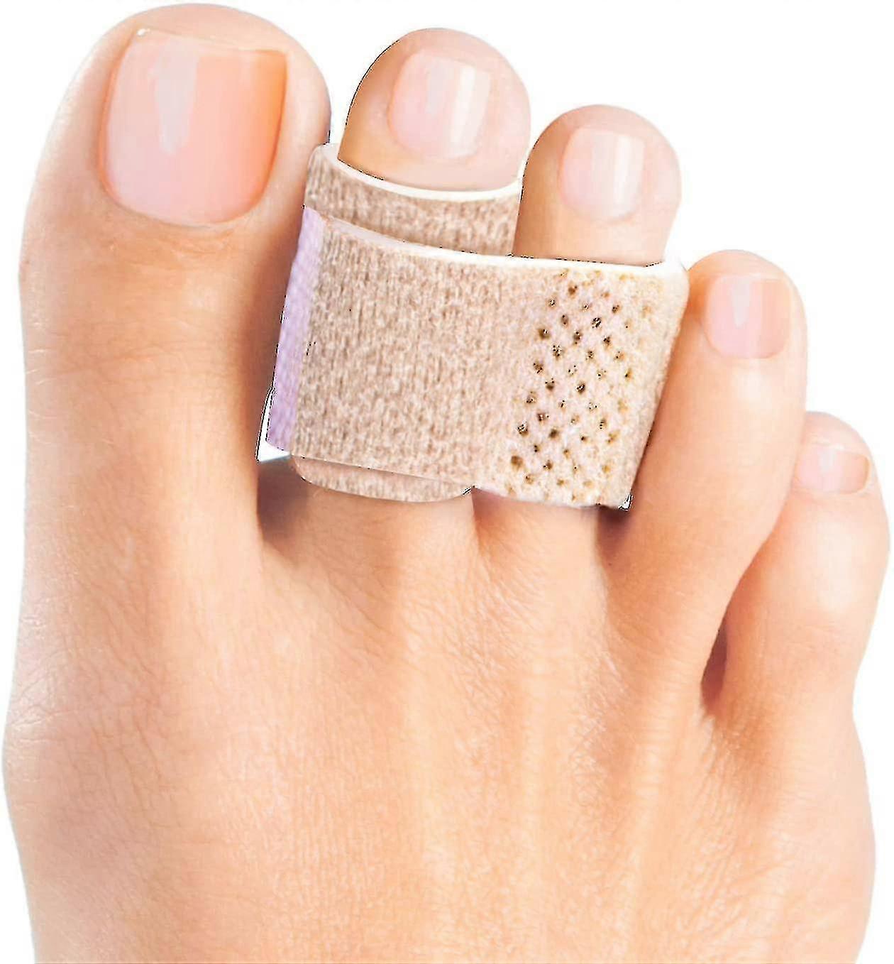 Toe Straighteners for Correcting Bent, Misaligned, and Overlapping Toes (8-Pack)