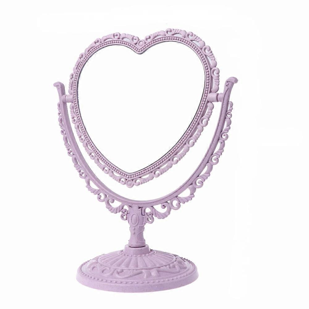 Desktop vanity mirror LOVE can rotate