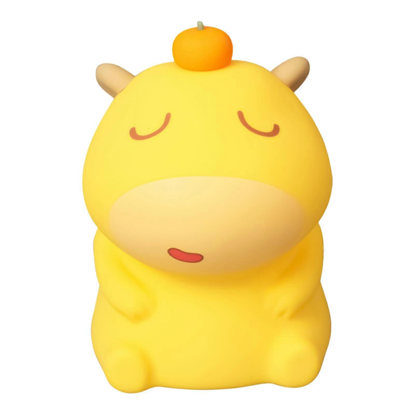 Silicone Night Light for Kids, USB Cute Capybara Lamp, Soft LED Nursery Decor, Ideal for Birthdays and Offices