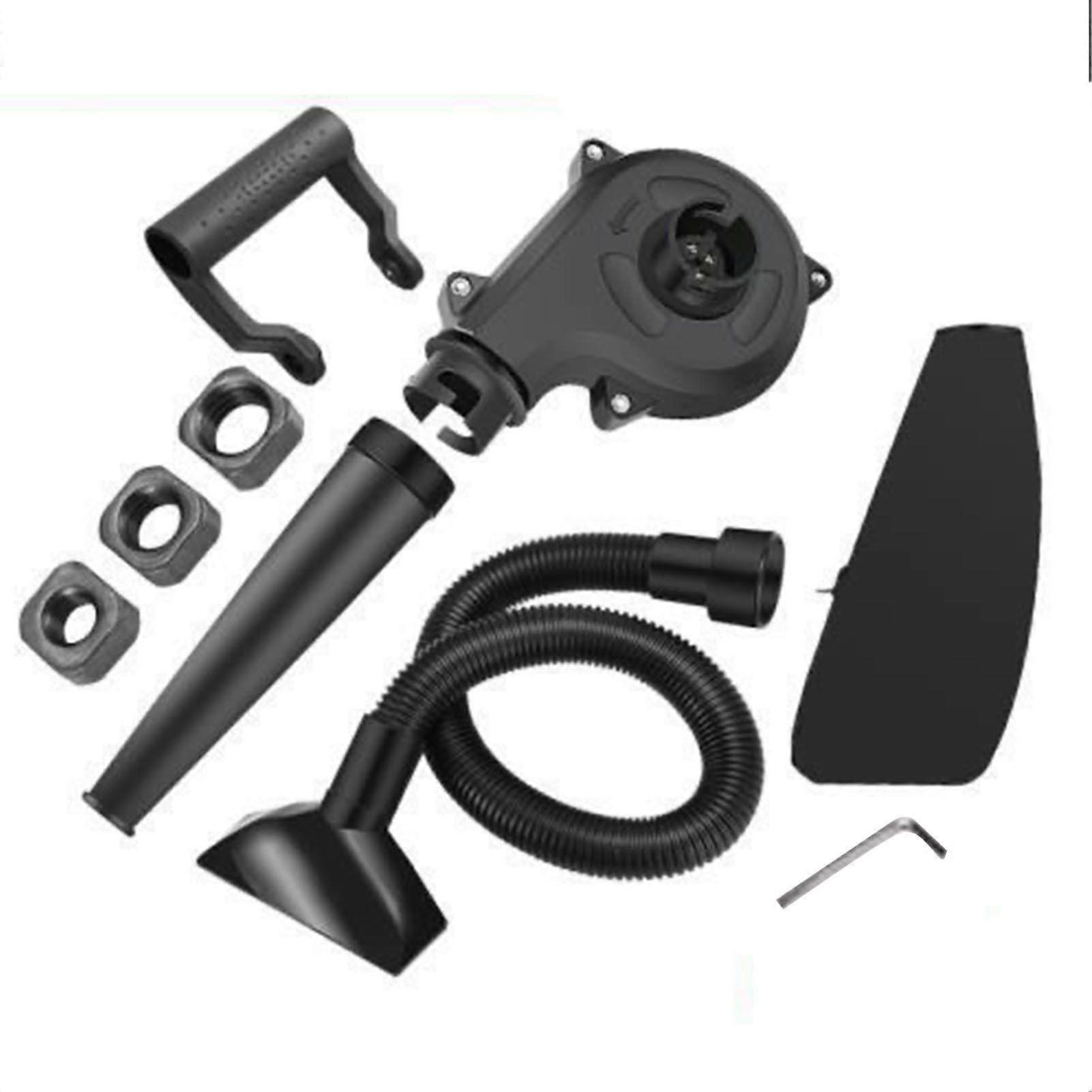 Angle Grinder Conversion Blower Compact Metal and ABS Handheld Electric Blower for Industry and Home