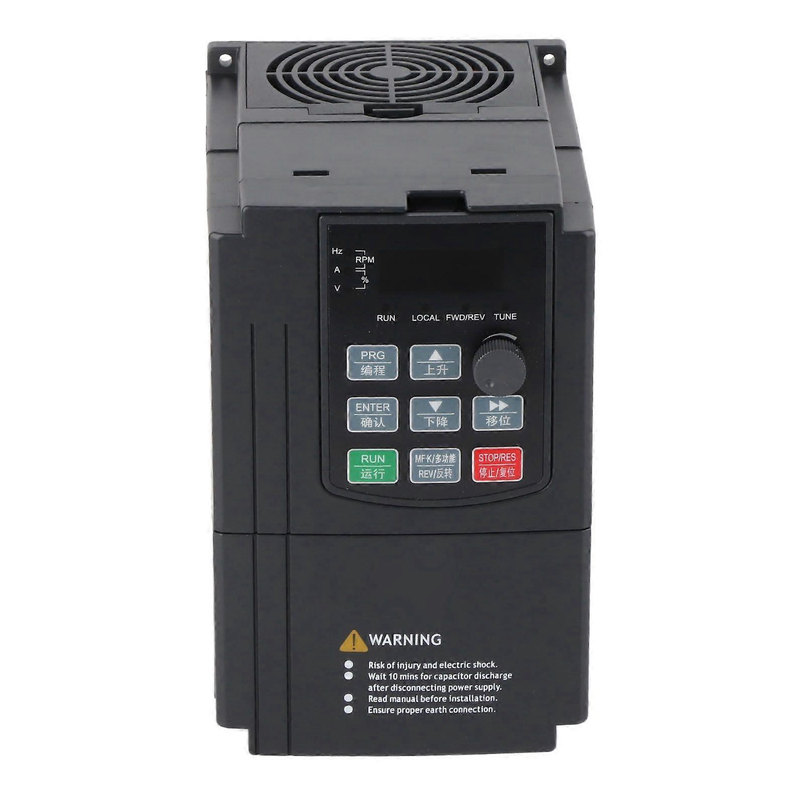 Variable Frequency Drive VFD Inverter Controller 3 Phase 380v Input Output for Motor 5.5KW 7.5HP 13A 8.9KVA