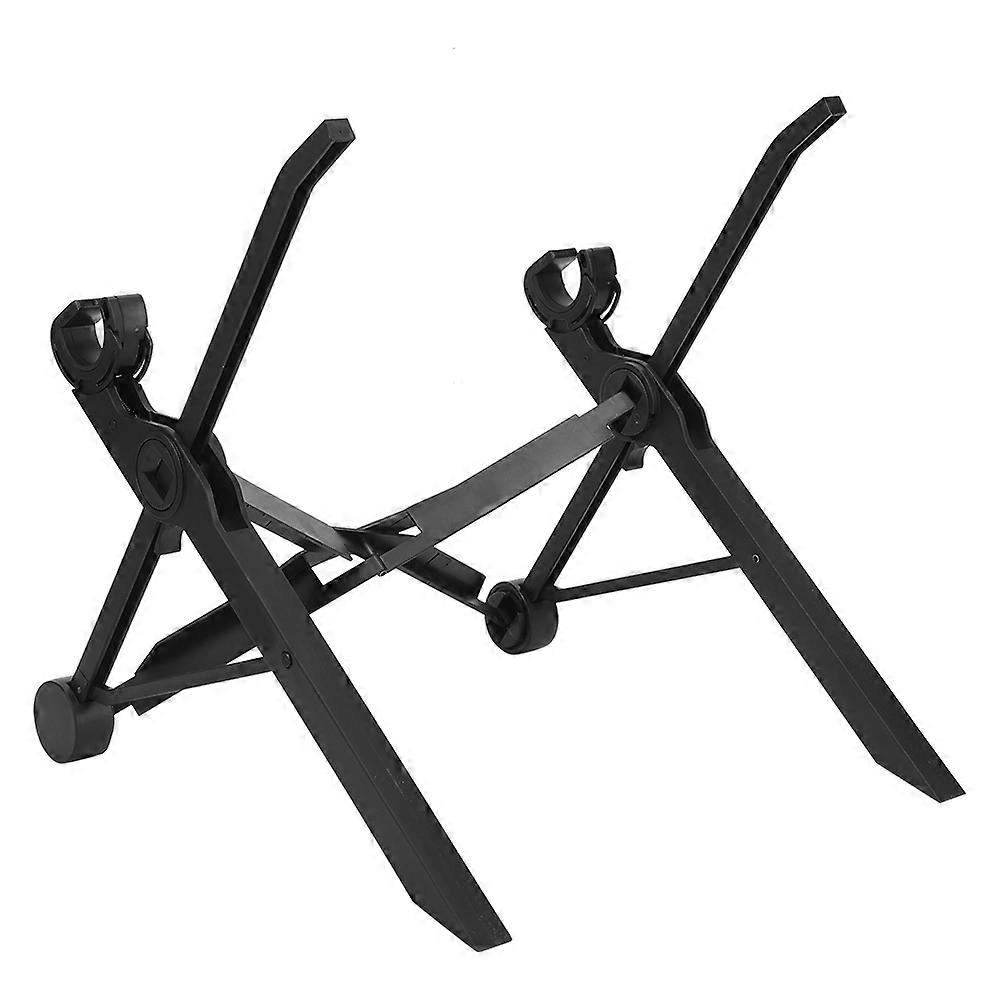 Notebook Portable Stand Folding Desktop Computer Stand Black Adjustable Laptop Accessory