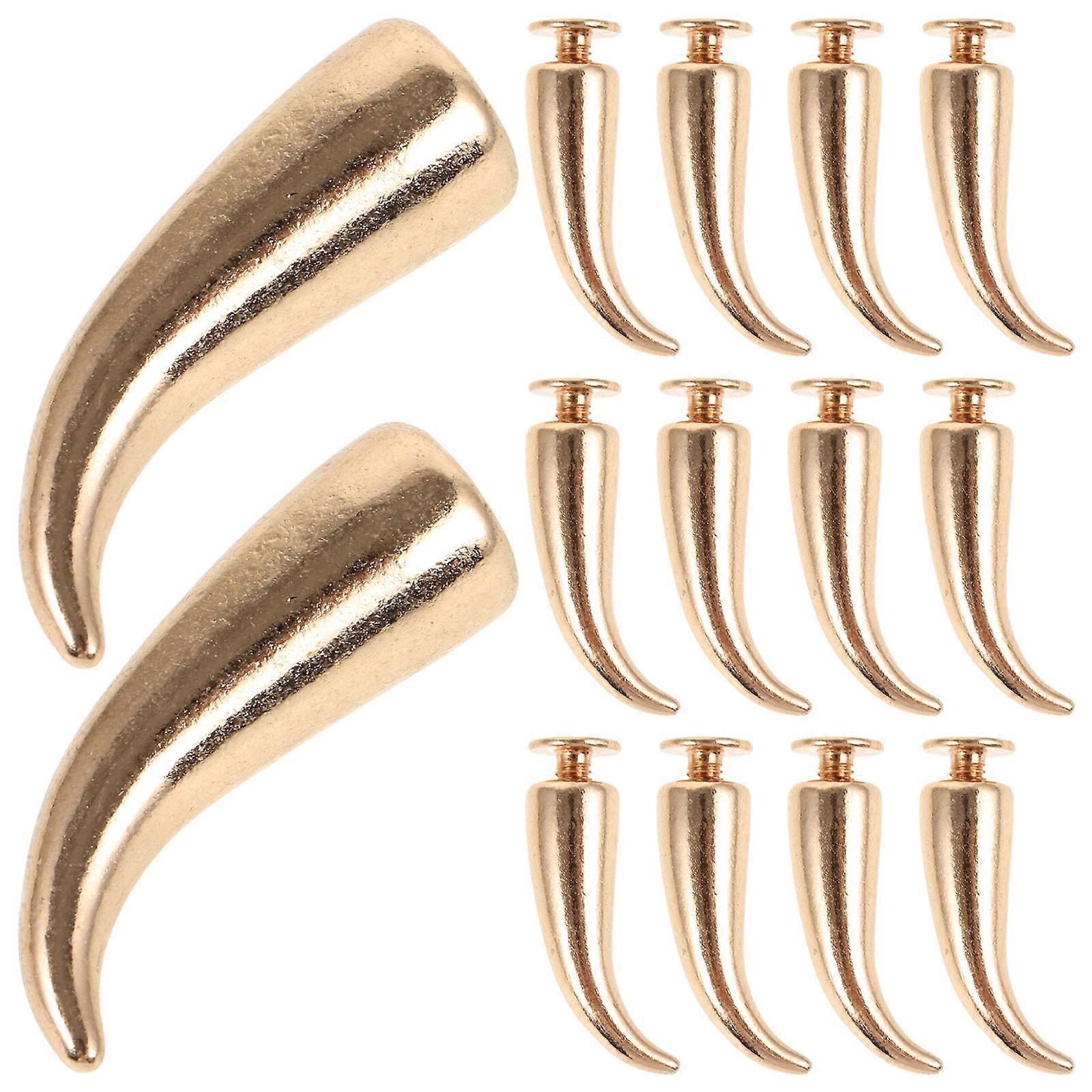 Metal Rivets Spikes for DIY Punk Craft Decoration 90Pcs Set