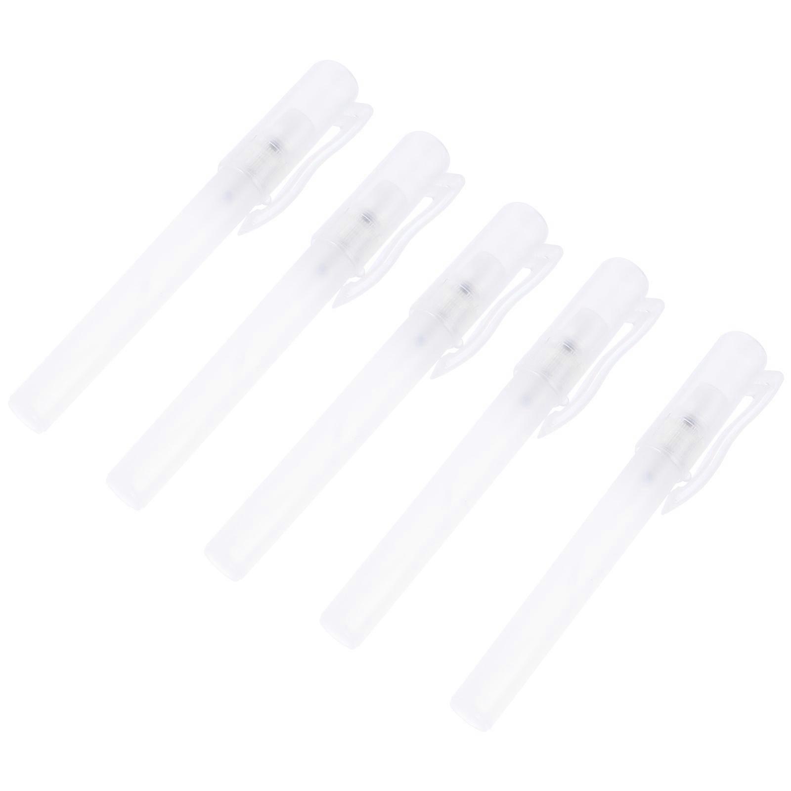 Pen Shape Perfume Bottle for Storage Use 5Pcs Durable Plastic Containers