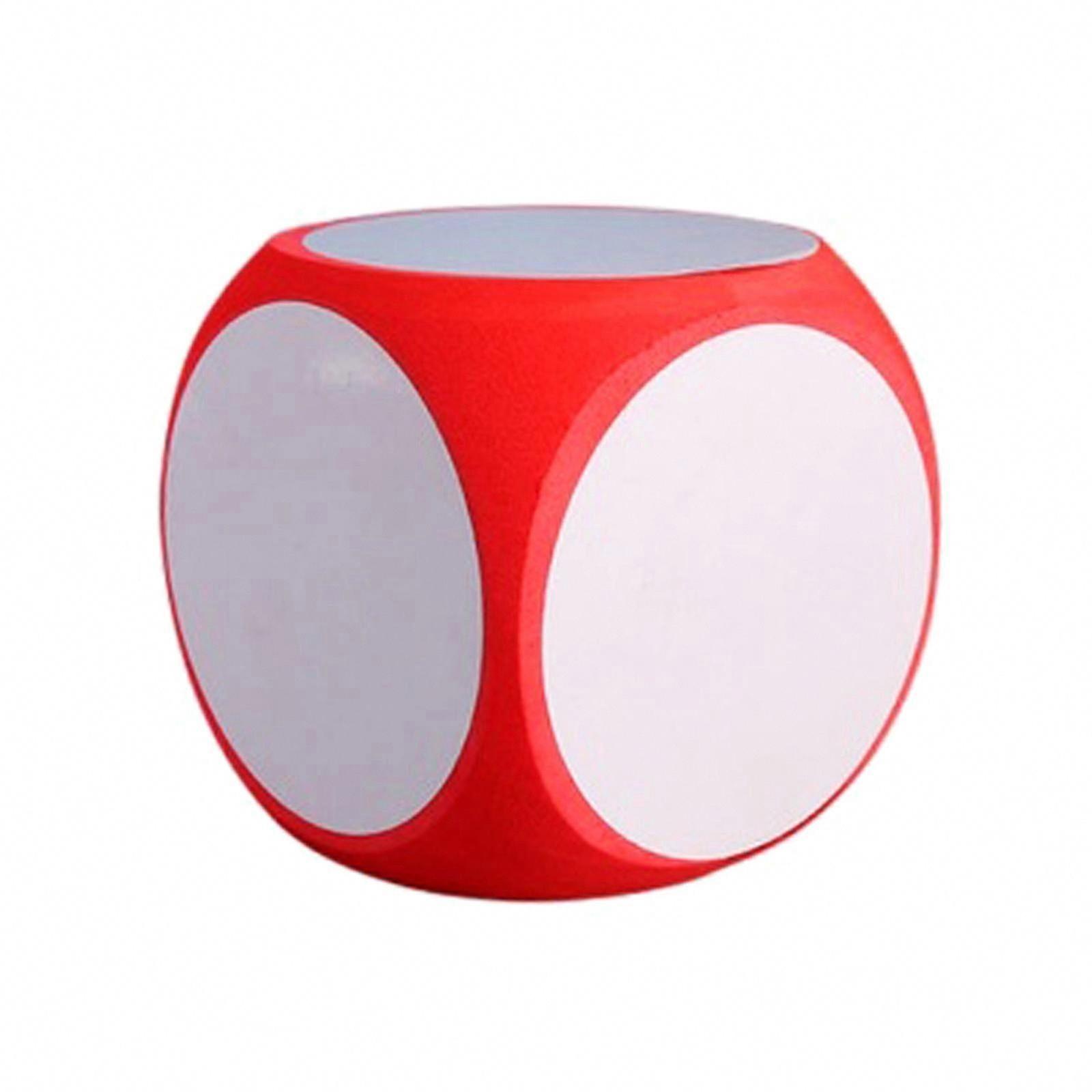15cm Large Foam Dice for Math Games, Erasable Blank Teaching Aids, Educational Dice Set