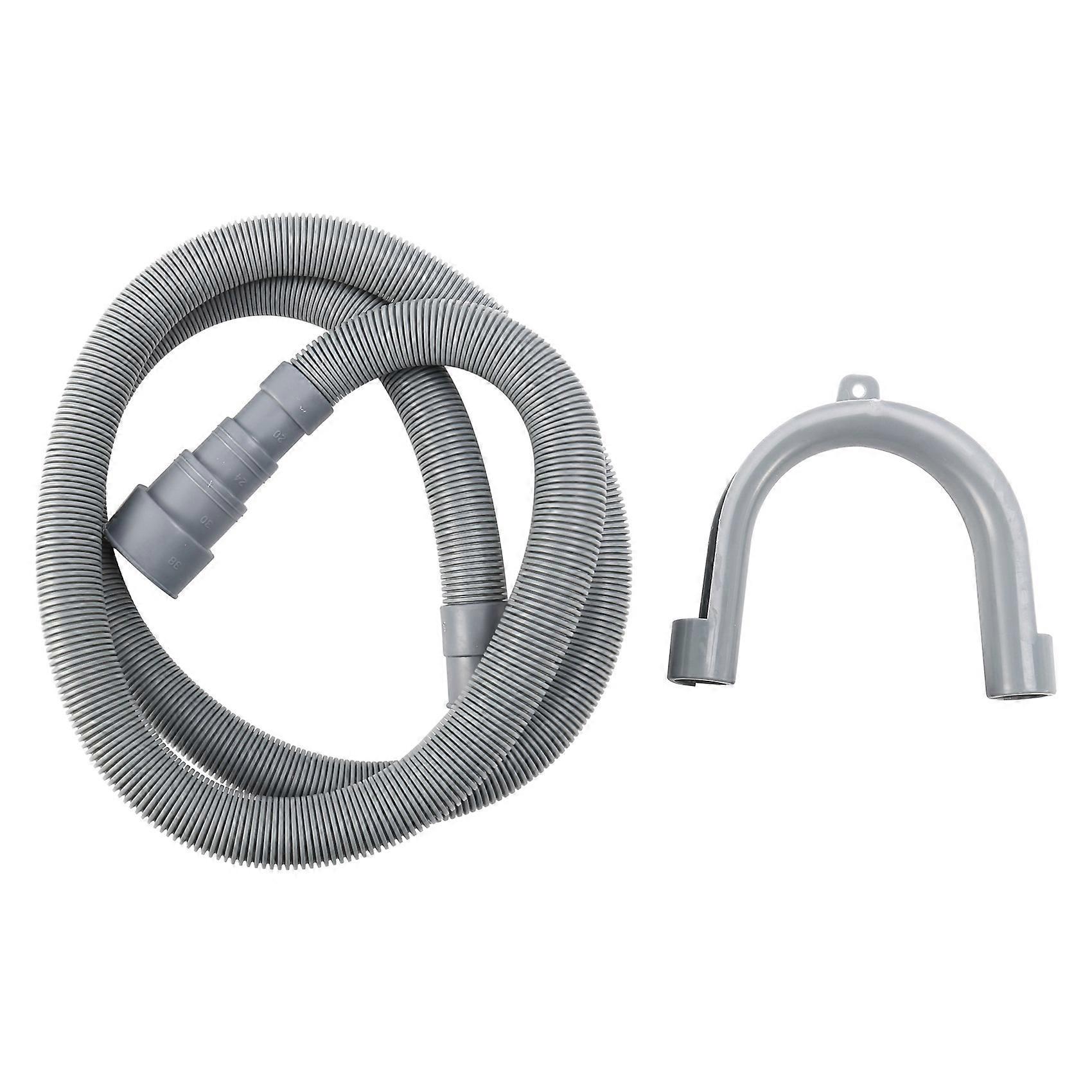 1.5M Dishwasher Drain Hose Extension Washing Pipe with Bracket Set