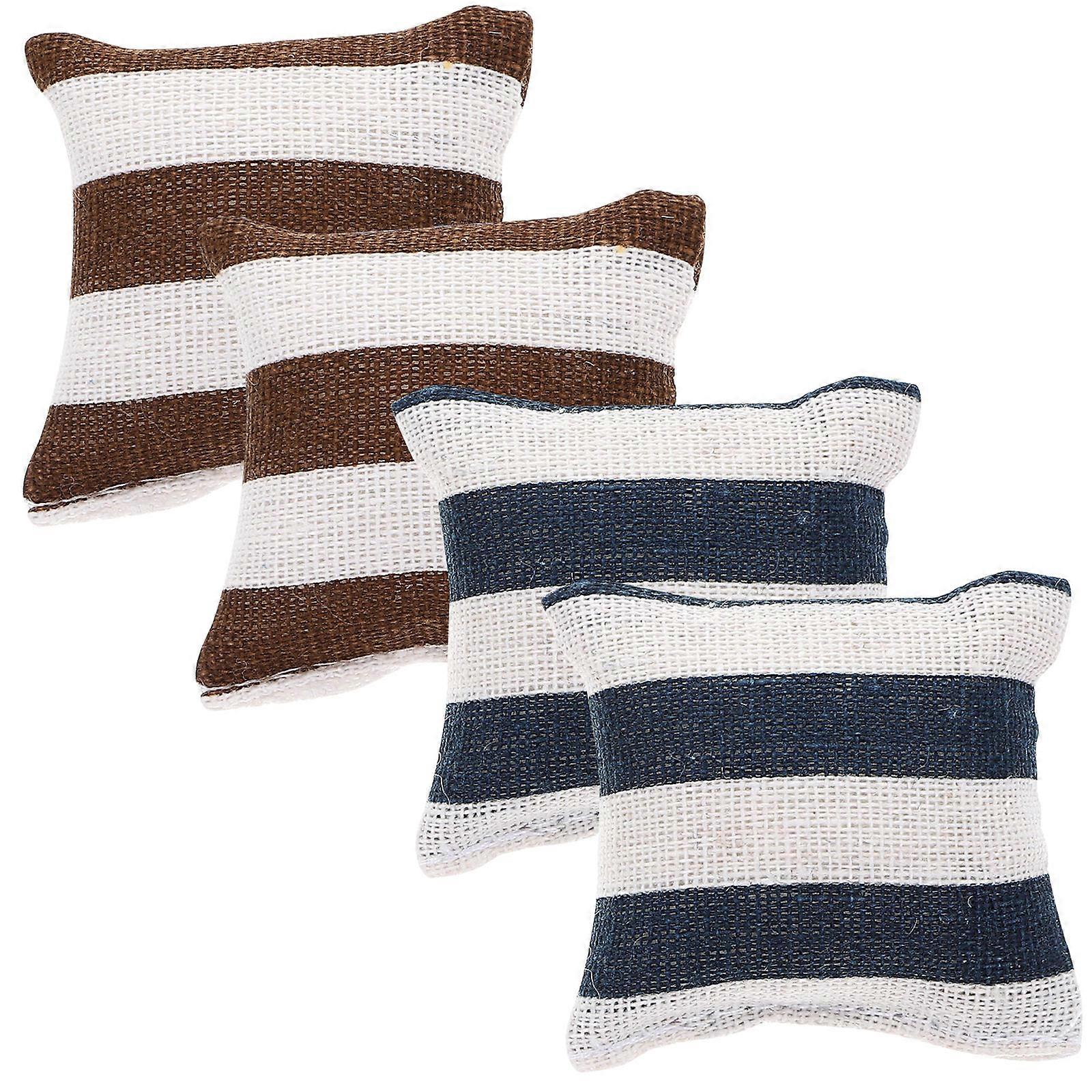 Miniature Sofa Pillow Doll House Tiny Pillow for Decoration 20Pcs