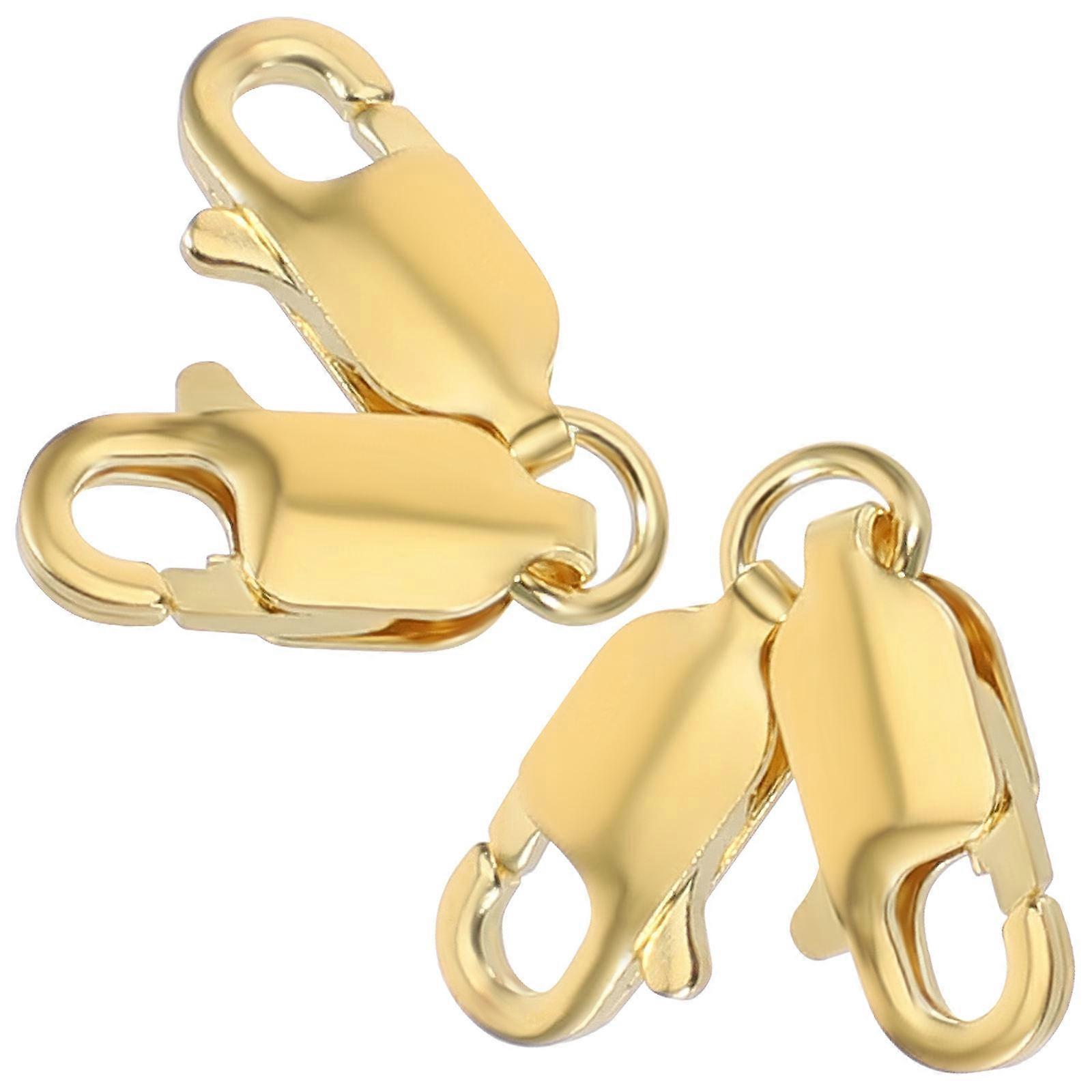 Lobster Clasps Double Lobster Clasps for Bracelet Extender 6Pcs