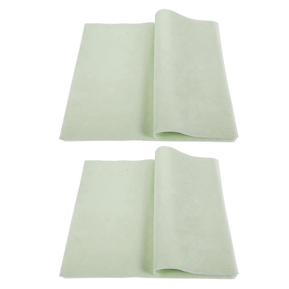 Flower Wrapping Paper Tissue Paper for DIY 200 Sheets Light Green