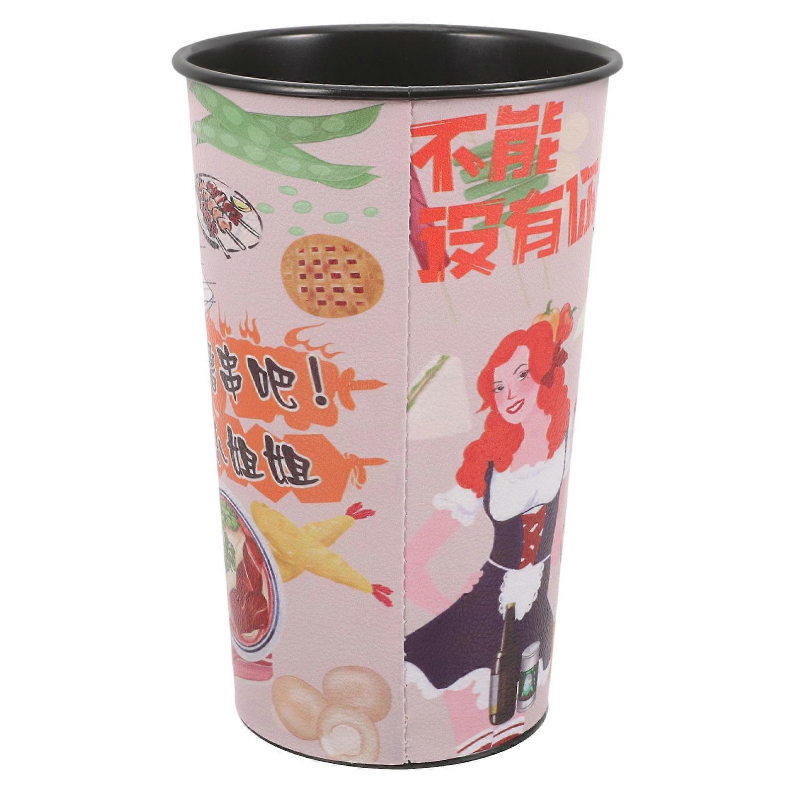 Barbecue Skewers Tube Storage Container For Outdoor Barbecue In Multi Color 3Pcs Cylindrical Metal Organization