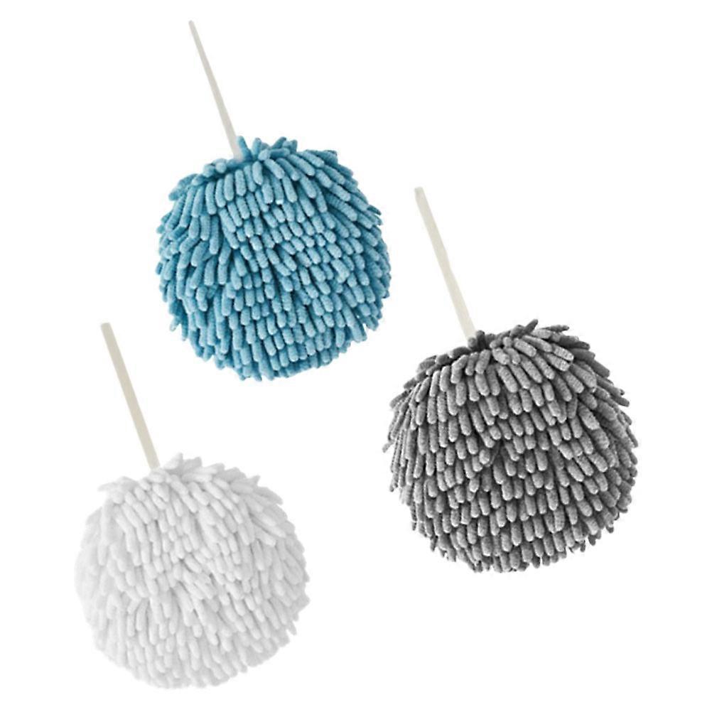 Quick Dry Hand Towel Ball 6 Pcs Absorbent Perfect for Home Use Versatile Assorted Color for Kitchen and Bathroom Cleaning