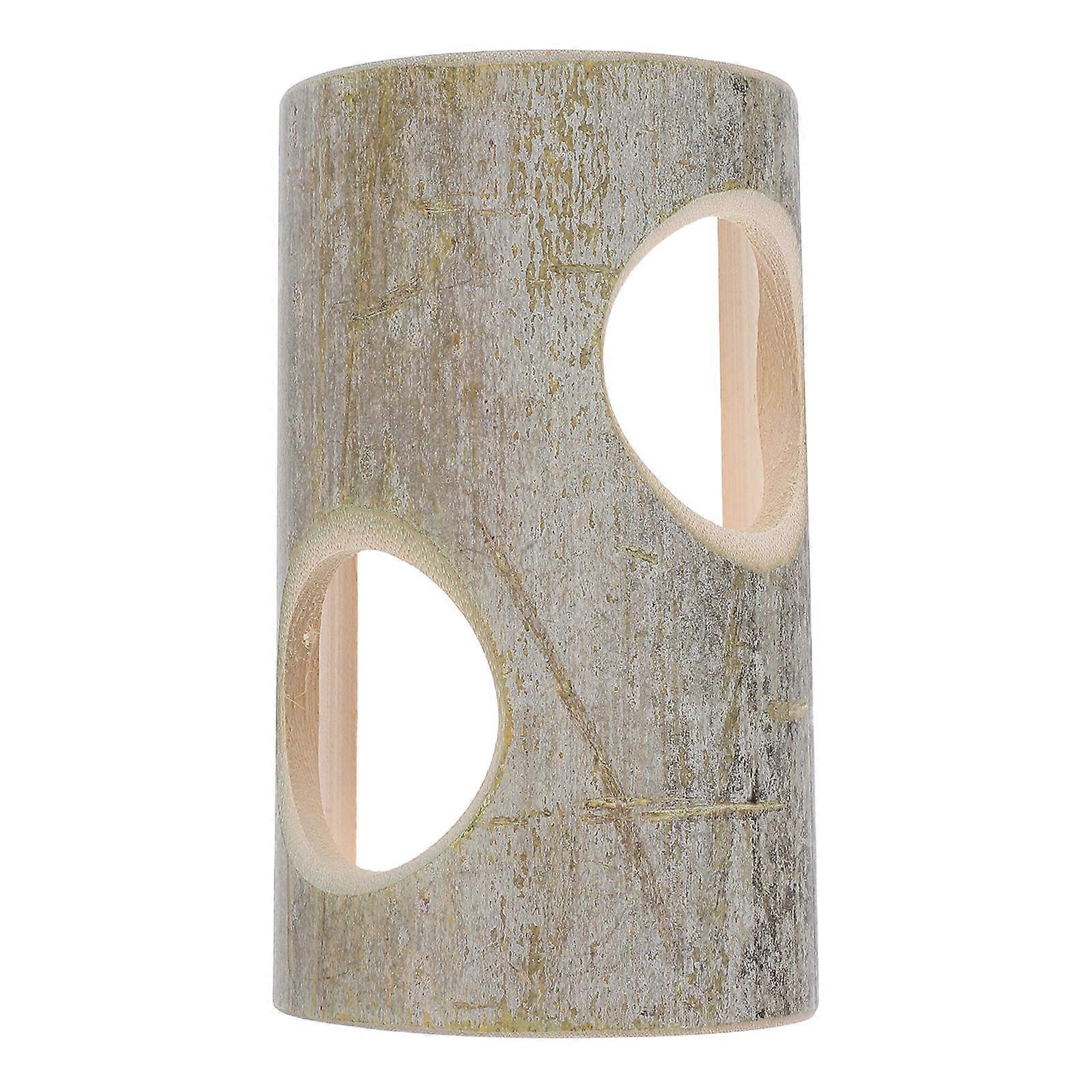 Green Bamboo Tunnel Hideout for Hamsters Small Animal Toys