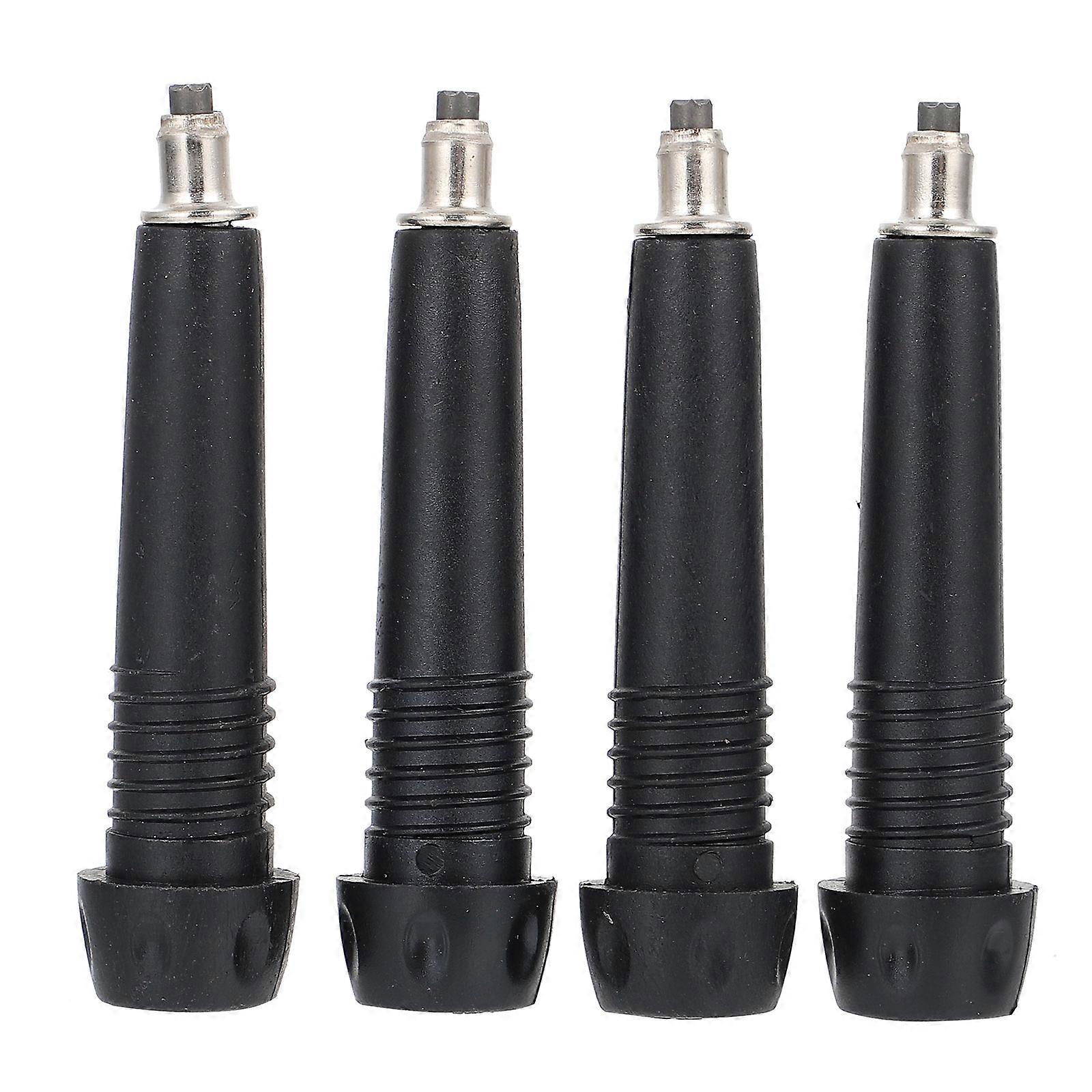 Trekking Pole Tip Carbon Tungsten Steel for Trekking 4Pcs Grip Enhanced