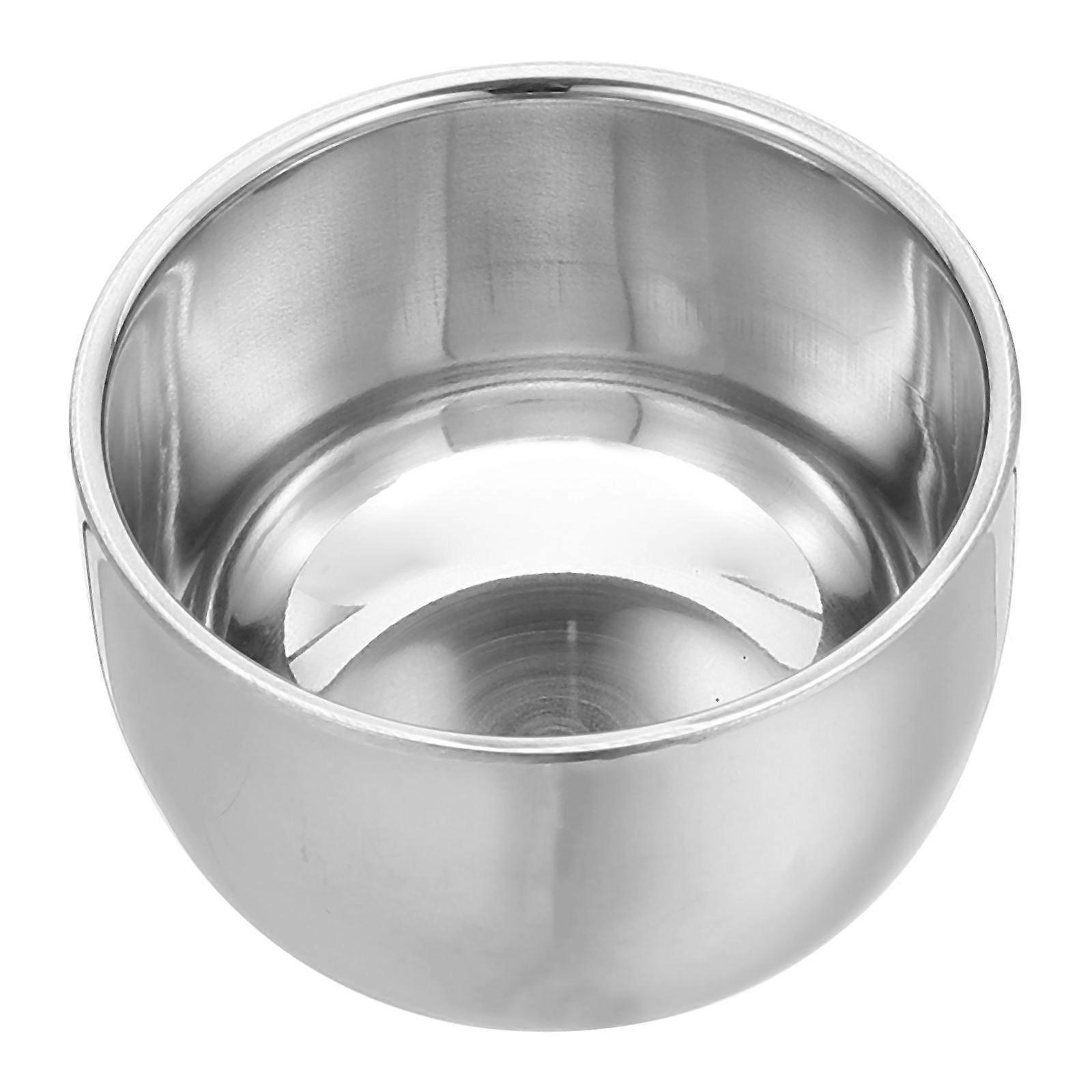 Men Accessory Shaving Cup for Storage Use 2Pcs Silver