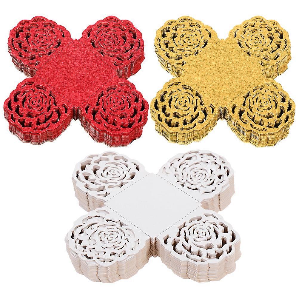 Truffle Chocolate Wrappers For Valentine'S Day Celebrations 300 Pcs Square Paper Packaging