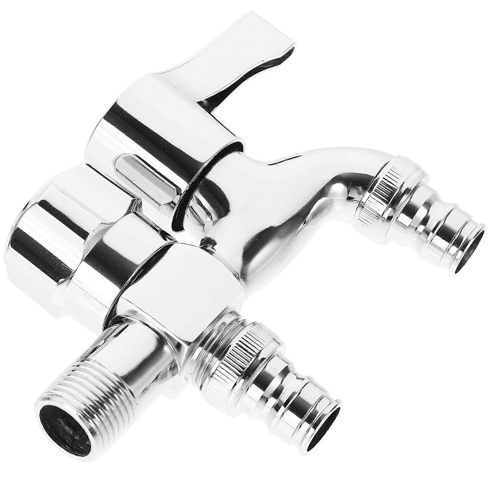 Mini Washer Machine Zinc Alloy Faucet Silver Color Anti-Rust Corrosion Resistant Daily Use 1Pack