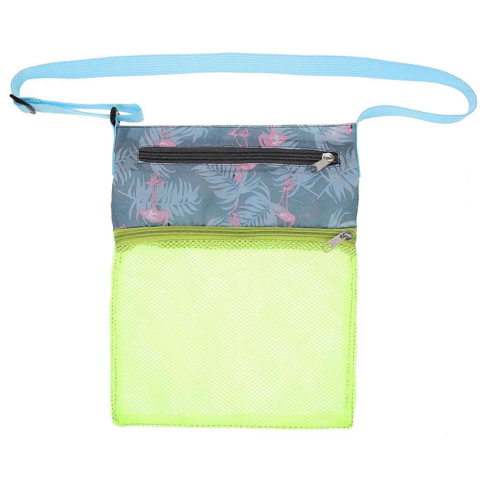 Multi-Function Mesh Bag Beach Accessory for Storage 4Pcs Convenient Collecting Bags