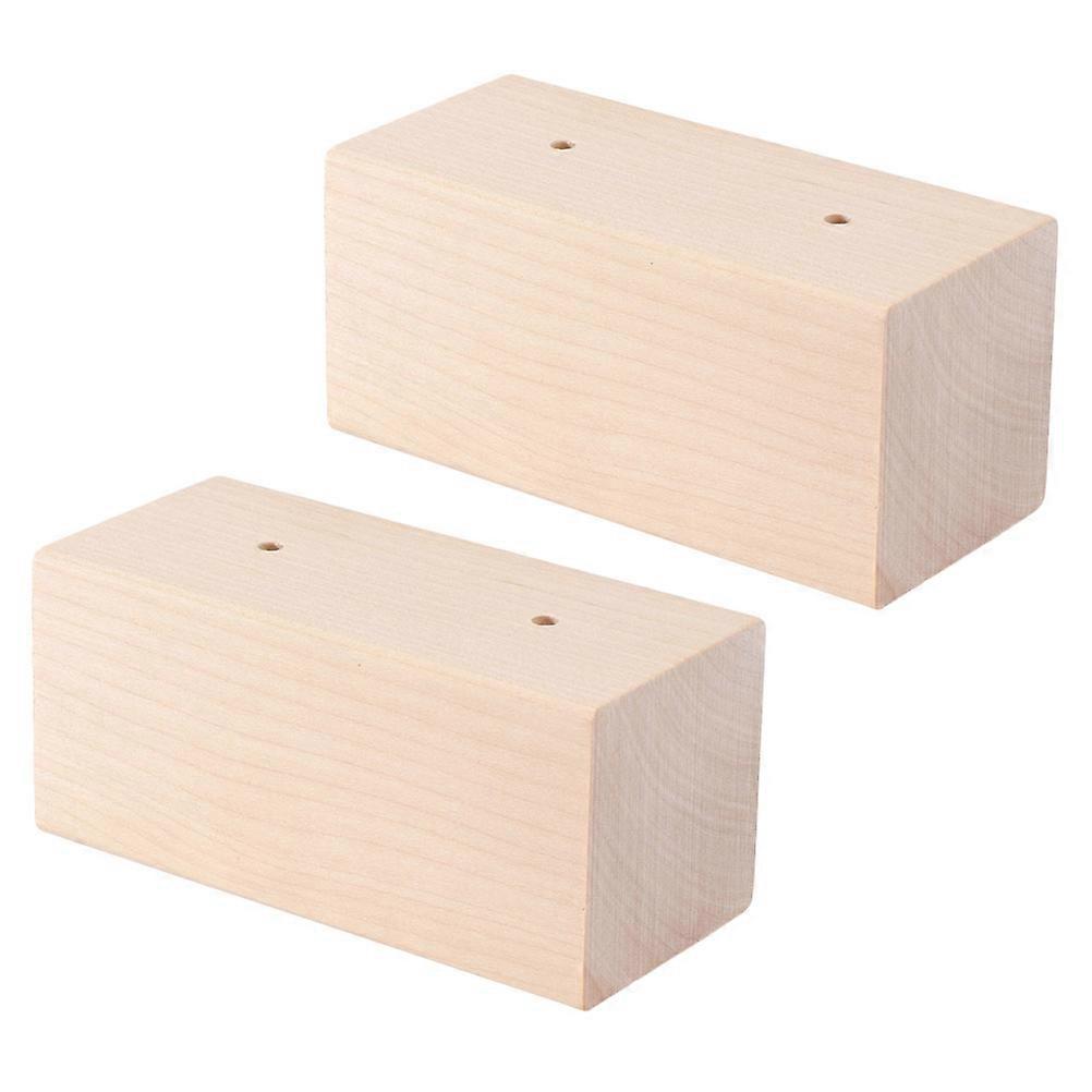 Baking Flower Nail Base Wood Decorating Table for 6Pcs Usage