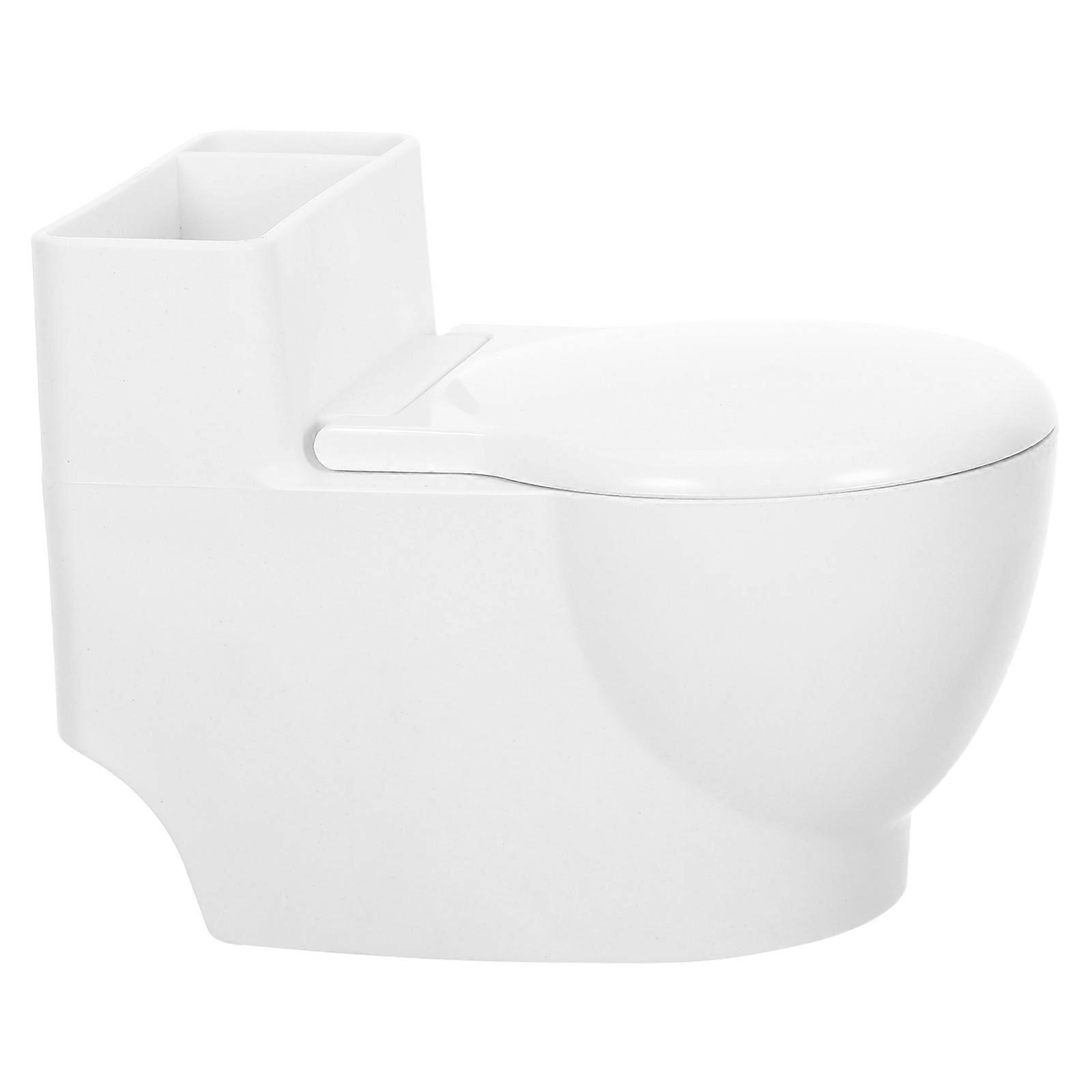 Wall Mounted Smoking Ashtray Toilet Shaped for Storage Use 5Pcs Set