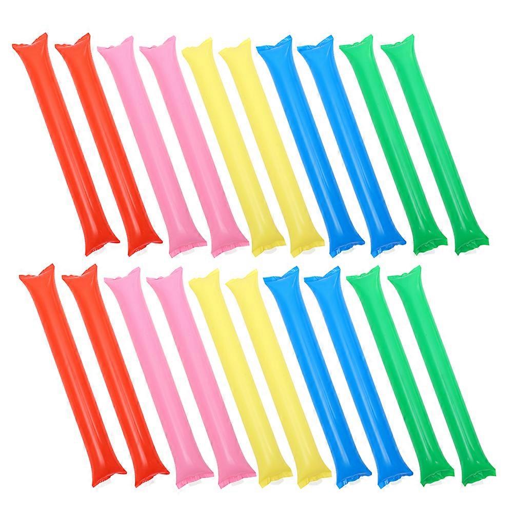 Assorted Color Inflatable Thunder Sticks Cheerleading Sticks 150Pcs