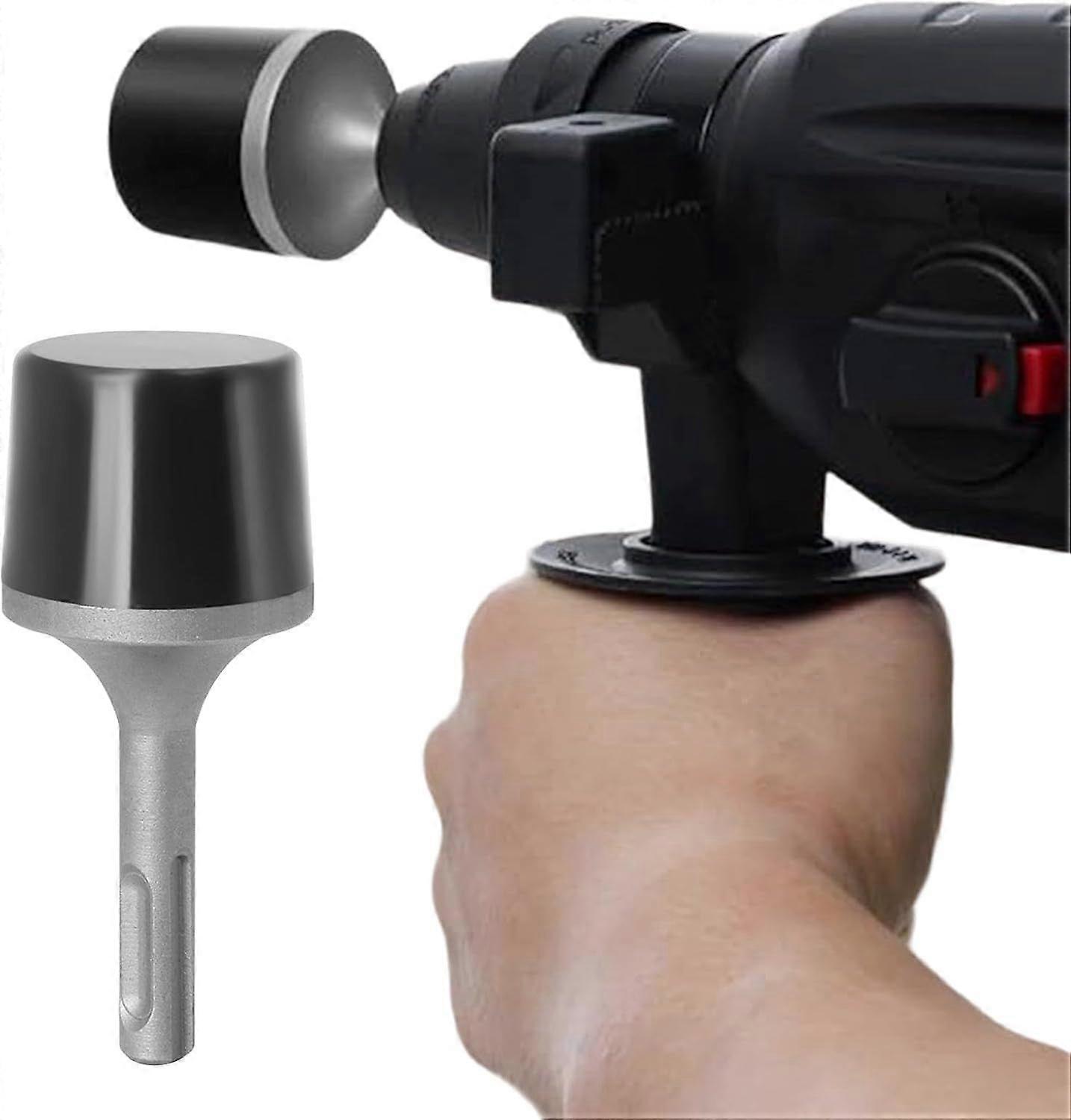 Powerful rubber hammer with SDS Plus handle for woodworking, bench edge cutting, pipe vibration