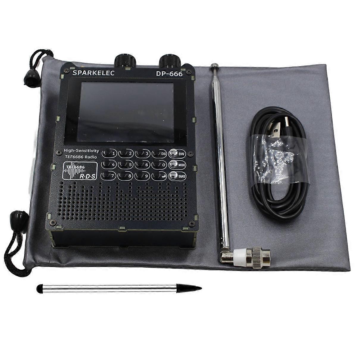 IPS Touch Screen DP-666 High Sensitivity Radio TEF6686 Full Band,B