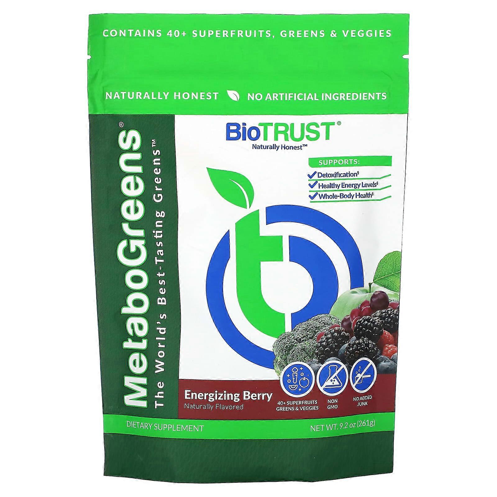 MetaboGreens, Energizing Berry, 9.2 oz (261 g)