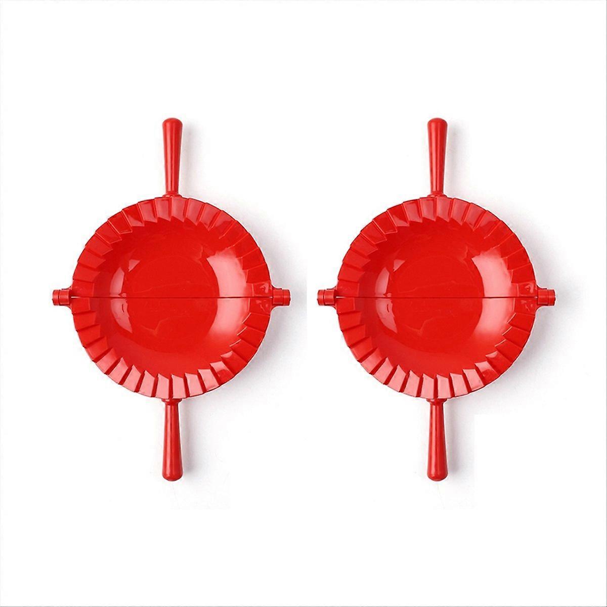 Manual Dumpling Mold Artifact Large Red Plastic Dumpling Mold