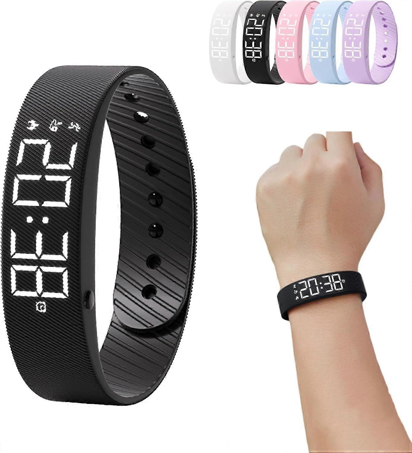 Alarm Clock Watch Pro Version 2025 Deep Sleep Silent Vibration Wake Up Bracelet Snooze  Unisex Smart Watch