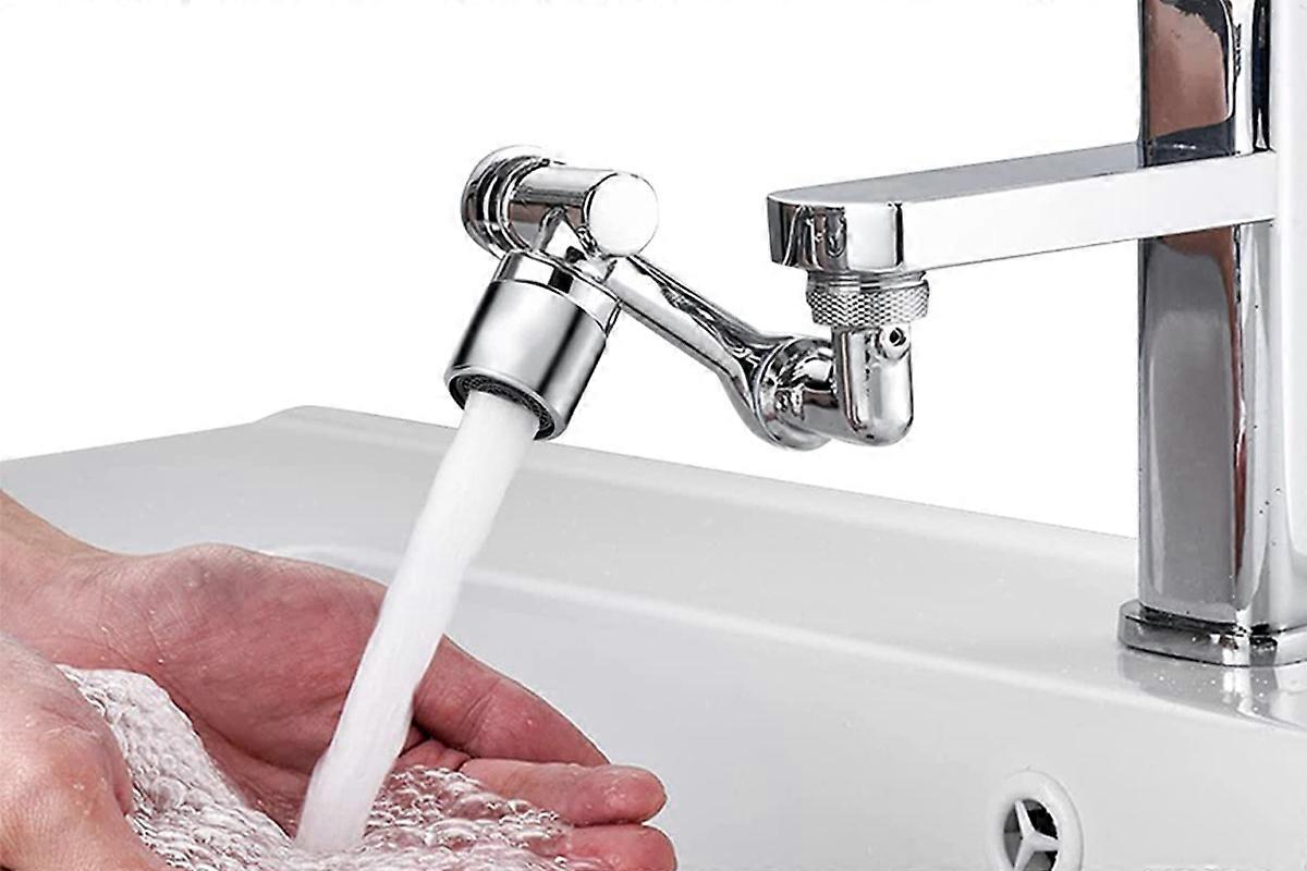 Universal 1080 Degree Swivel Robotic Arm Faucet Extender Filter