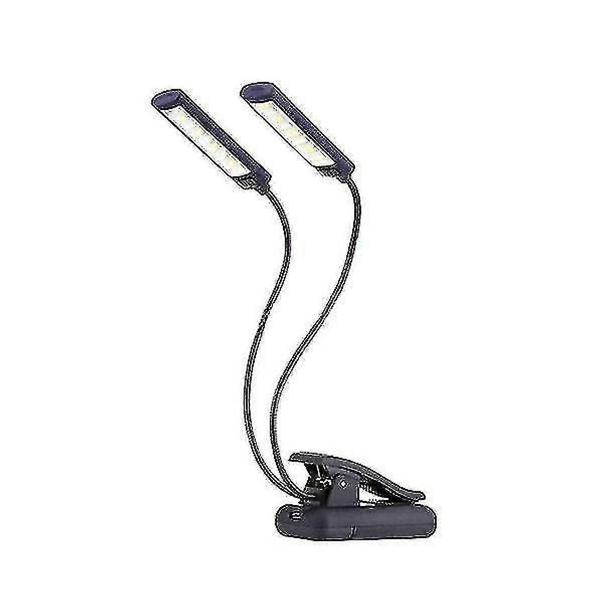 Flexible Clip On Book Lightweight USB Reading Light