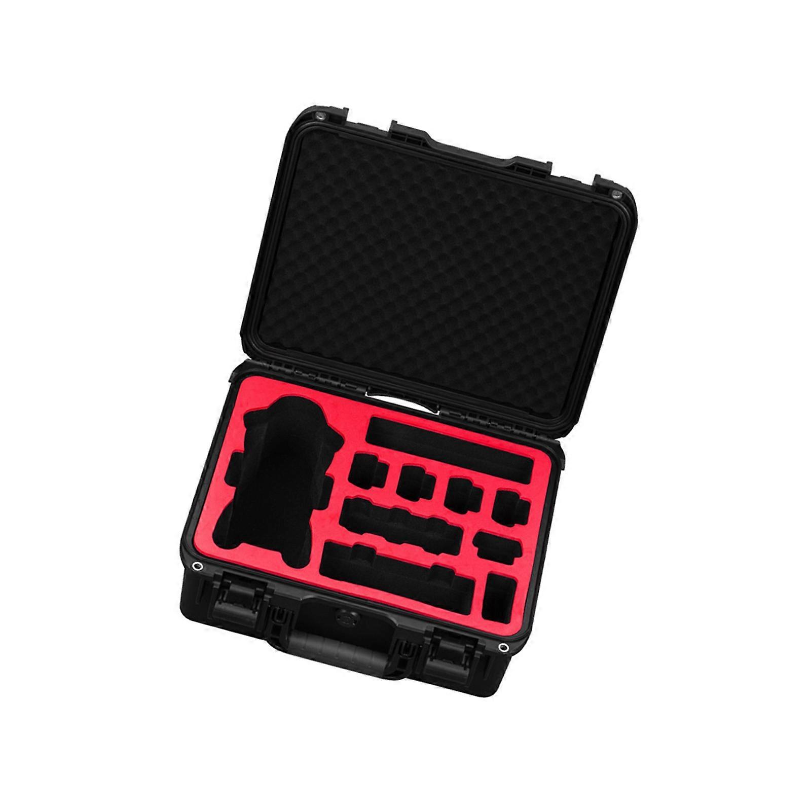 Storage Heavy Duty Protective Travel Case Box for 4 Professional UAV and Accessories Feature Sponge Padding Multicolor