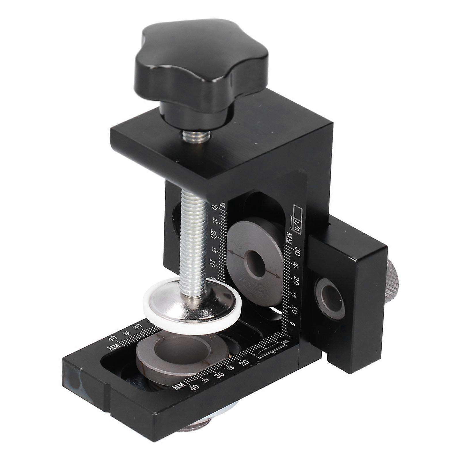 Hole Drill Guide Jig 3 in 1 Adjustable Woodworking Dowelling Drilling Locator Set Kit for DIY