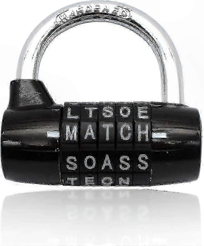 Waterproof Rustproof 5-Letter Combination Padlock