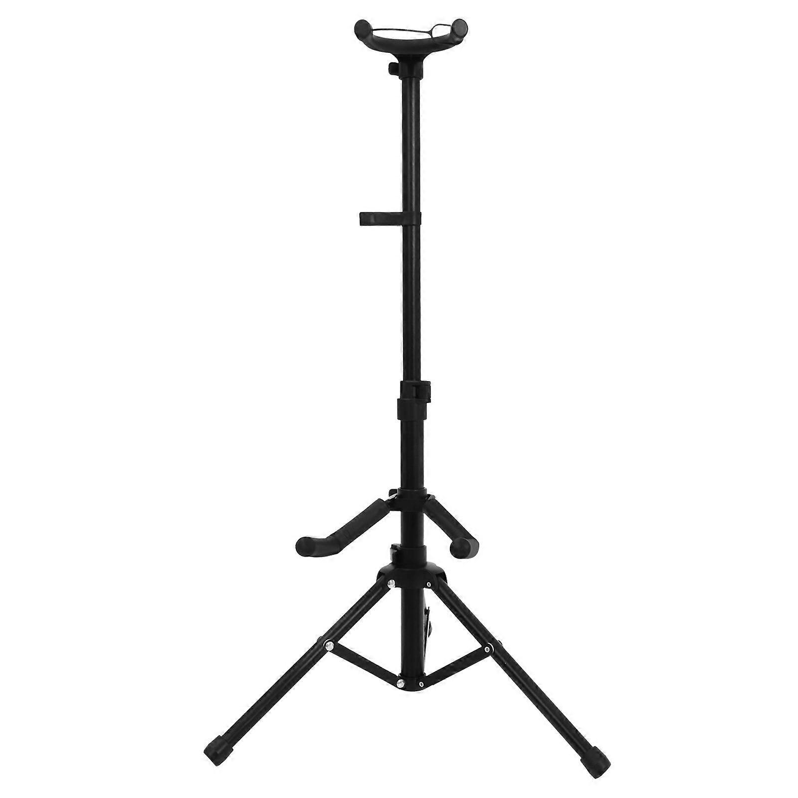 1 Pc Practical Violin Holder Foldable Tripod Stand Violin Stand Violin Bracket (Black)