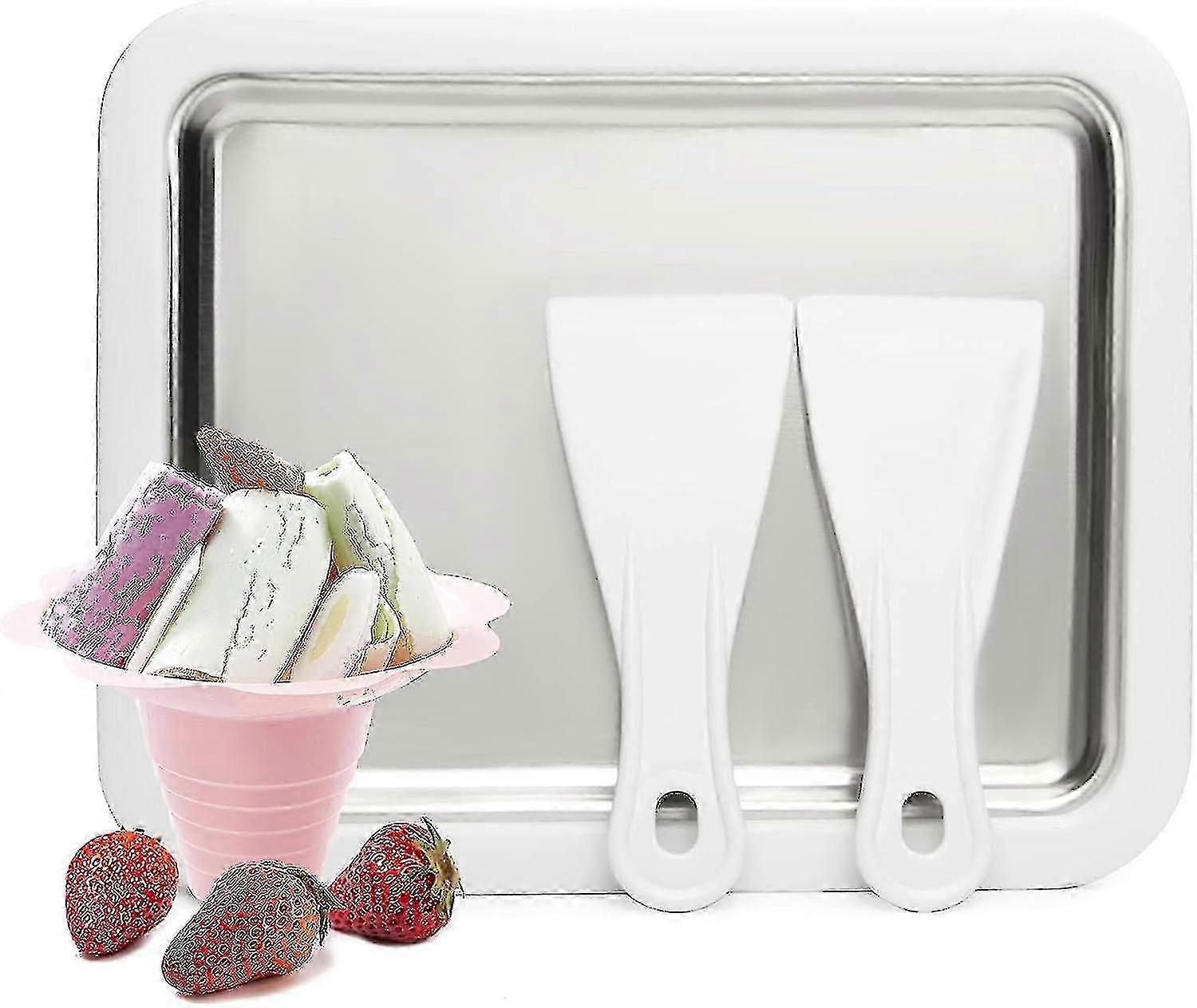 Ice Plate for Making Ice Cream, Rolled Ice Cream Maker,Ice Rolls Plate for Rolling Ice Yourself SZRH