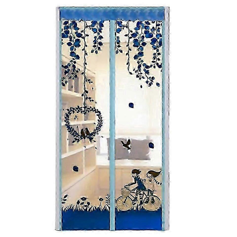 For Magnetic Screen Door Retractable Mesh Net Pet Patio Hands Free Mosquito Magic Easy To Clean And