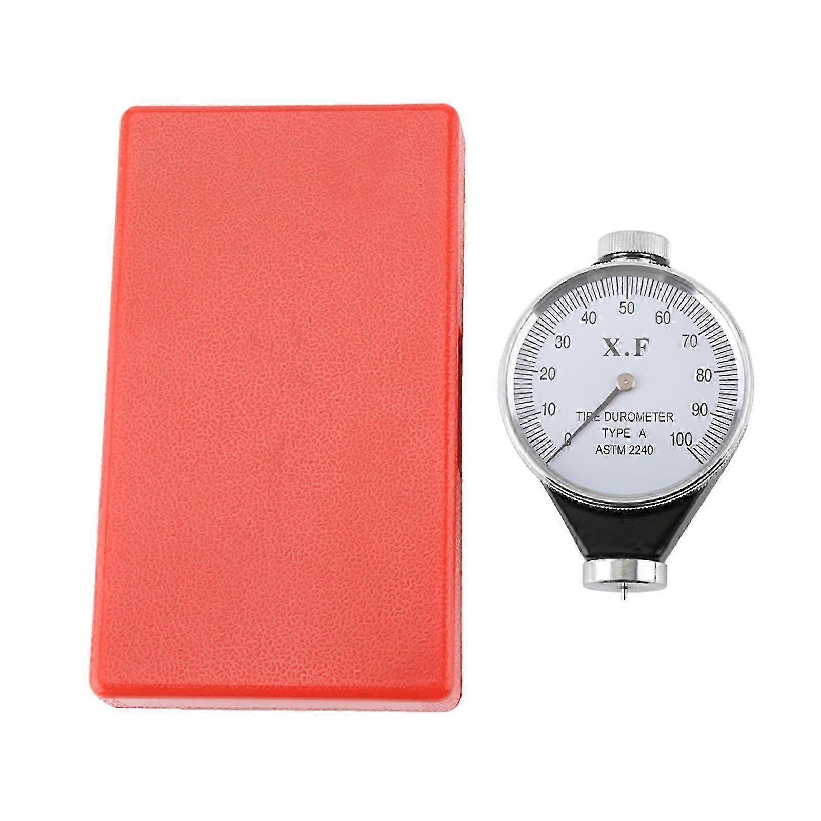 Shore Type A Durometer for Rubber Tires, Hardness Tester, 0 to 100 Degrees (A)