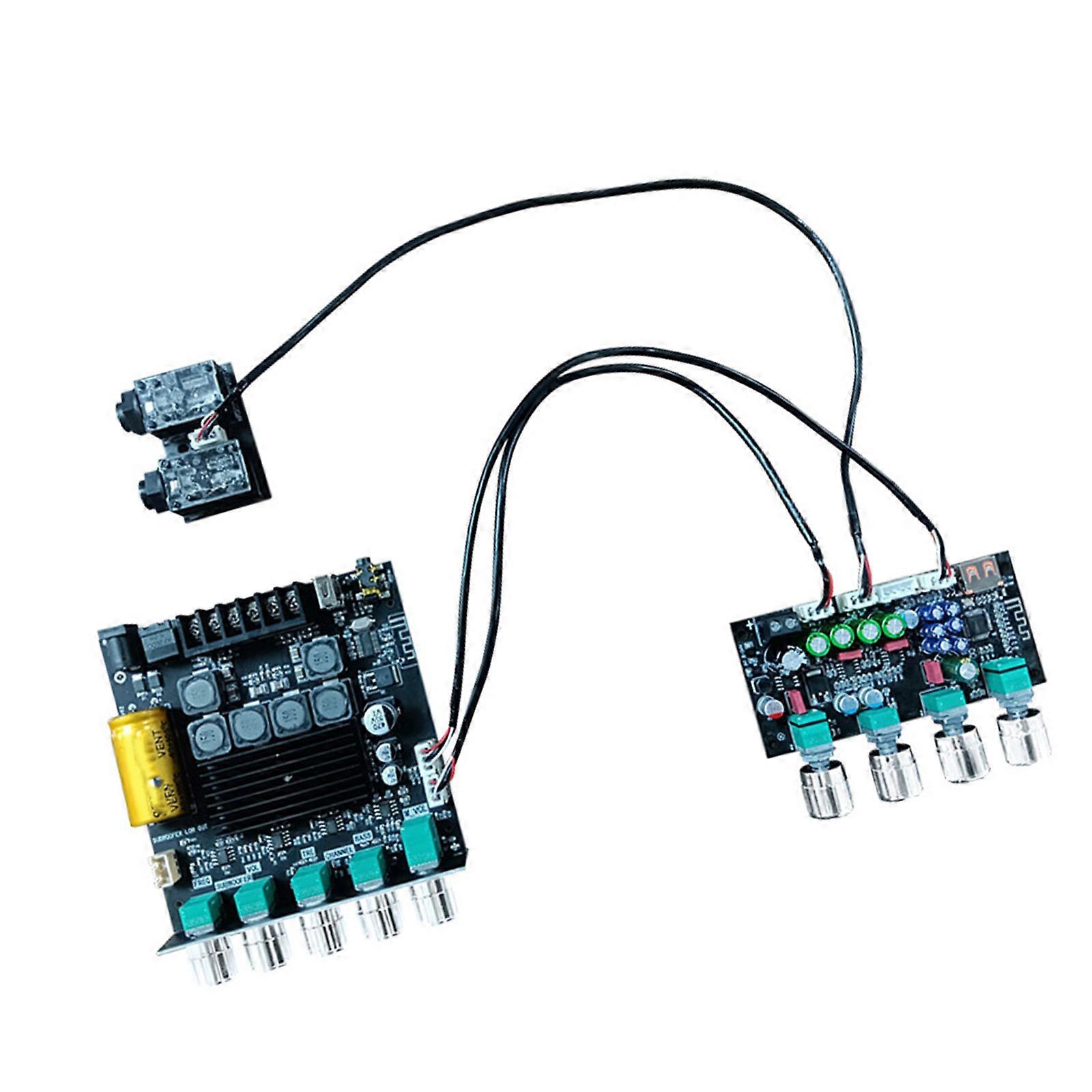 Professional 8-36V Microphone Amplifier Board Karaoke Reverberation Board For Background Music Reverberation Output Multicolor